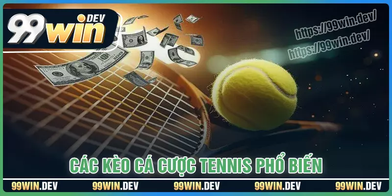 Các kèo cá cược tennis phổ biến Các kèo cá cược tennis phổ biến